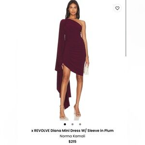 Norma Kamali x REVOLVE Diana Mini Dress w/ Sleeve